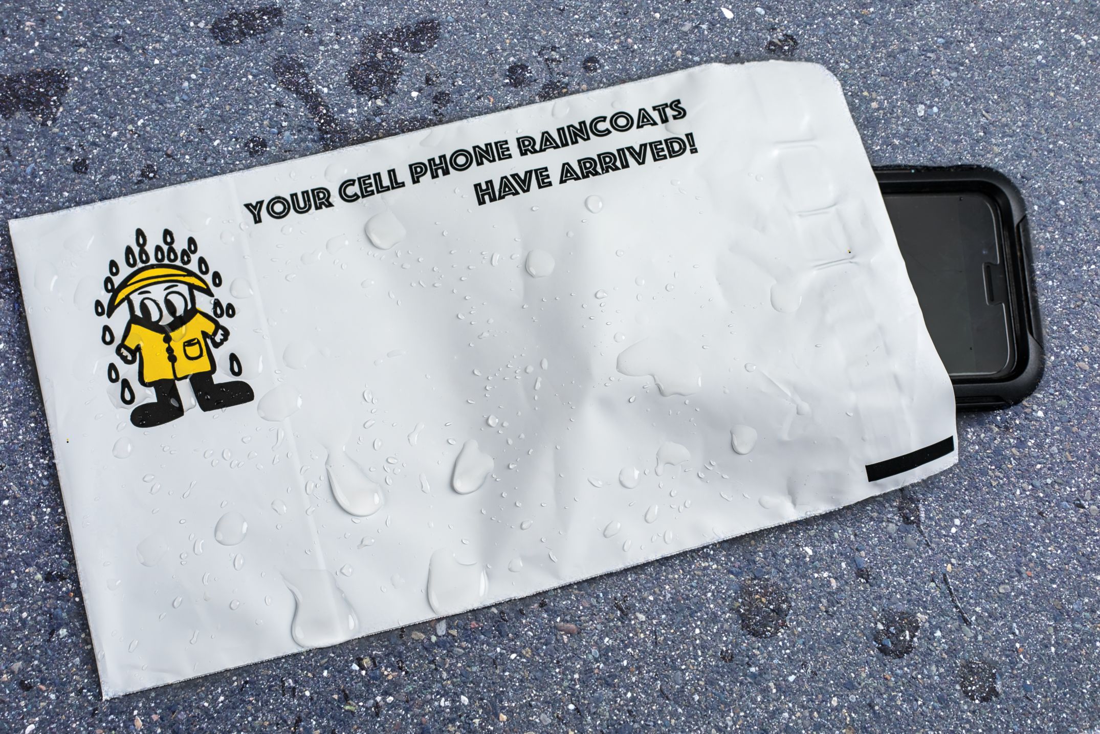 Cell Phone Raincoat Bag